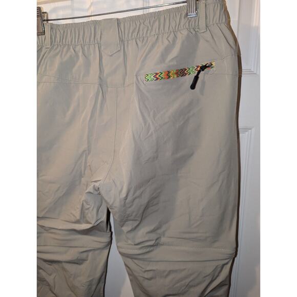 Little Donkey Andy Khaki Stretch Convertible Pants Quick Dry UV Protect Men’s L - Picture 9 of 14